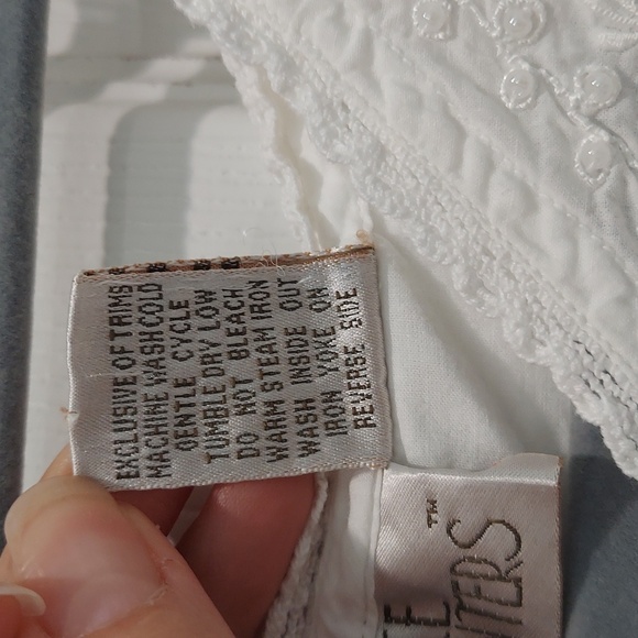 Vintage Cotton Beaded Nightgown - Picture 5 of 6